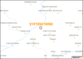 map of Syntash-Tamak