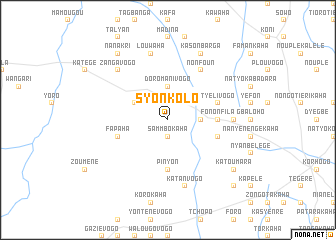 map of Syonkolo