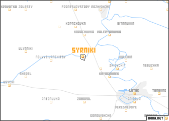 map of Syrniki