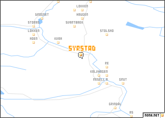 map of Syrstad