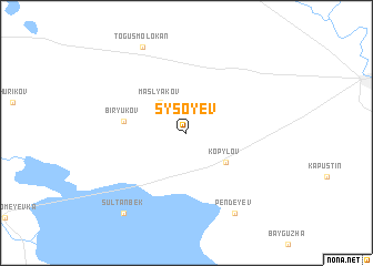 map of Sysoyev