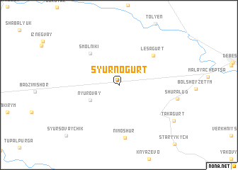 map of Syurnogurt