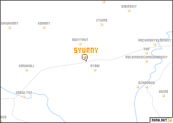 map of Syurny