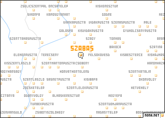 map of Szabás