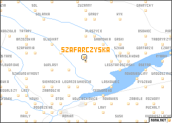 map of Szafarczyska