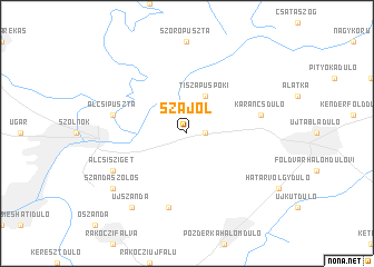 map of Szajol