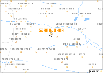map of Szarajówka