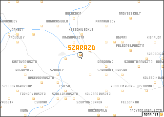 map of Szárazd