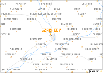 map of Szárhegy