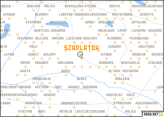 map of Szarłatów