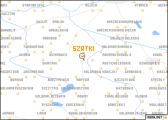 map of Szatki
