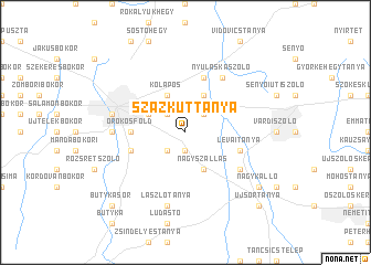 map of Százkúttanya