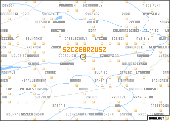 map of Szczebrzusz