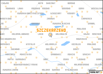 map of Szczekarzewo