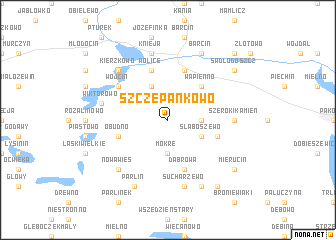 map of Szczepankowo