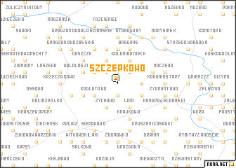 map of Szczepkowo