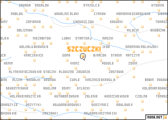 map of Szczuczki