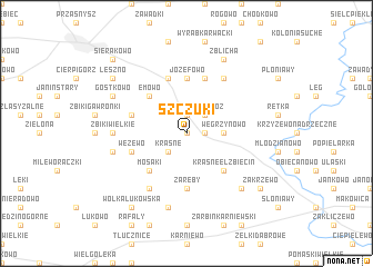 map of Szczuki