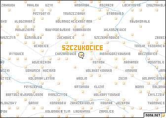 map of Szczukocice