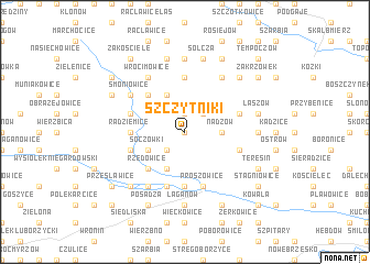 map of Szczytniki