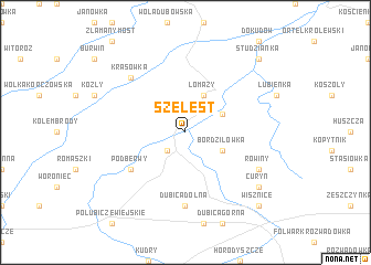 map of Szelest