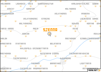 map of Szenna