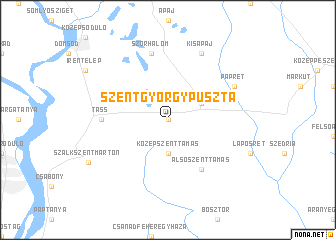 map of Szentgyörgypuszta