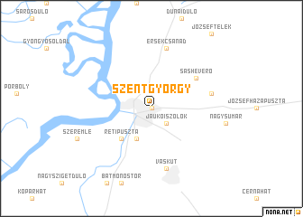 map of Szentgyörgy