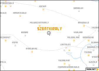 map of Szentkirály