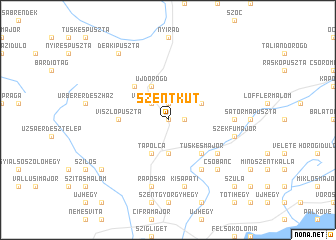 map of Szentkút