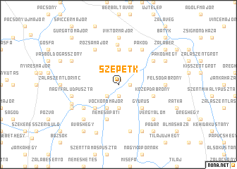map of Szepetk