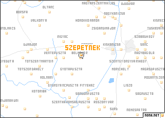 map of Szepetnek