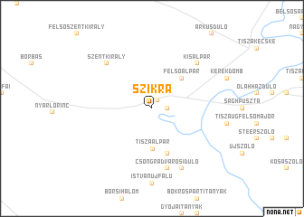 map of Szikra