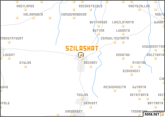 map of Szilashát