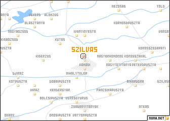 map of Szilvás