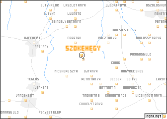 map of Szőke-hegy