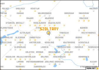 map of Szołtany