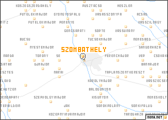 map of Szombathely