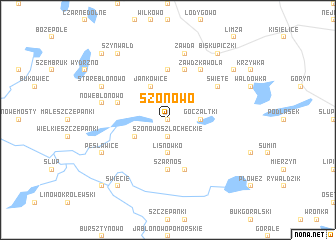 map of Szonowo