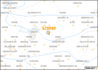 map of Szopor