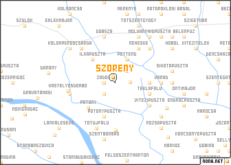 map of Szörény