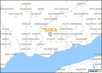 map of Szula