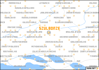 map of Szulborze