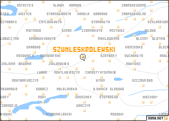 map of Szumles Królewski