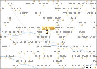 map of Szumów