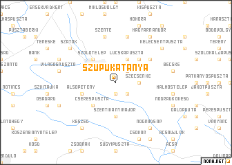 map of Szupukatanya