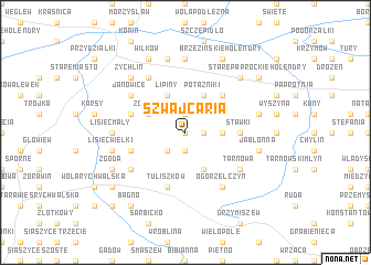 map of Szwajcaria
