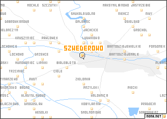 map of Szwederowo