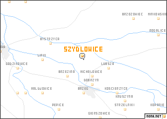 map of Szydłowice