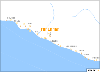map of Taalanga